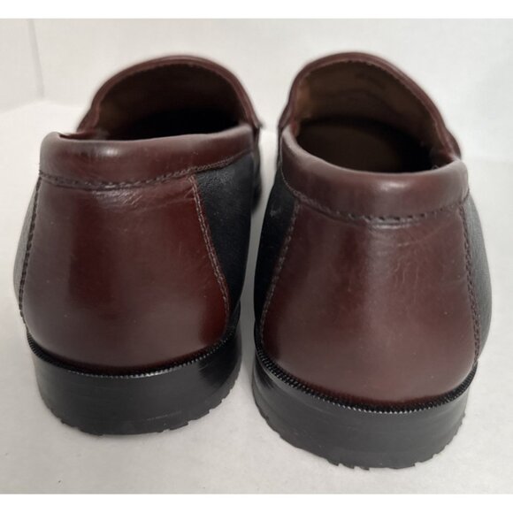 Johnson & Murphy Shoes Loafers Men\'s Size 9 M Leather Tassel Black Brown Comfort main image 5